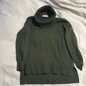 Loft dark green turtle neck